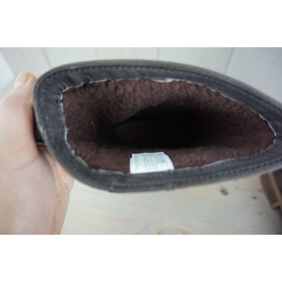 SALE! .   UGG Chancey  Leather Fur Moto Boots WOMENS 6.5 NIB - Picture 8 of 8